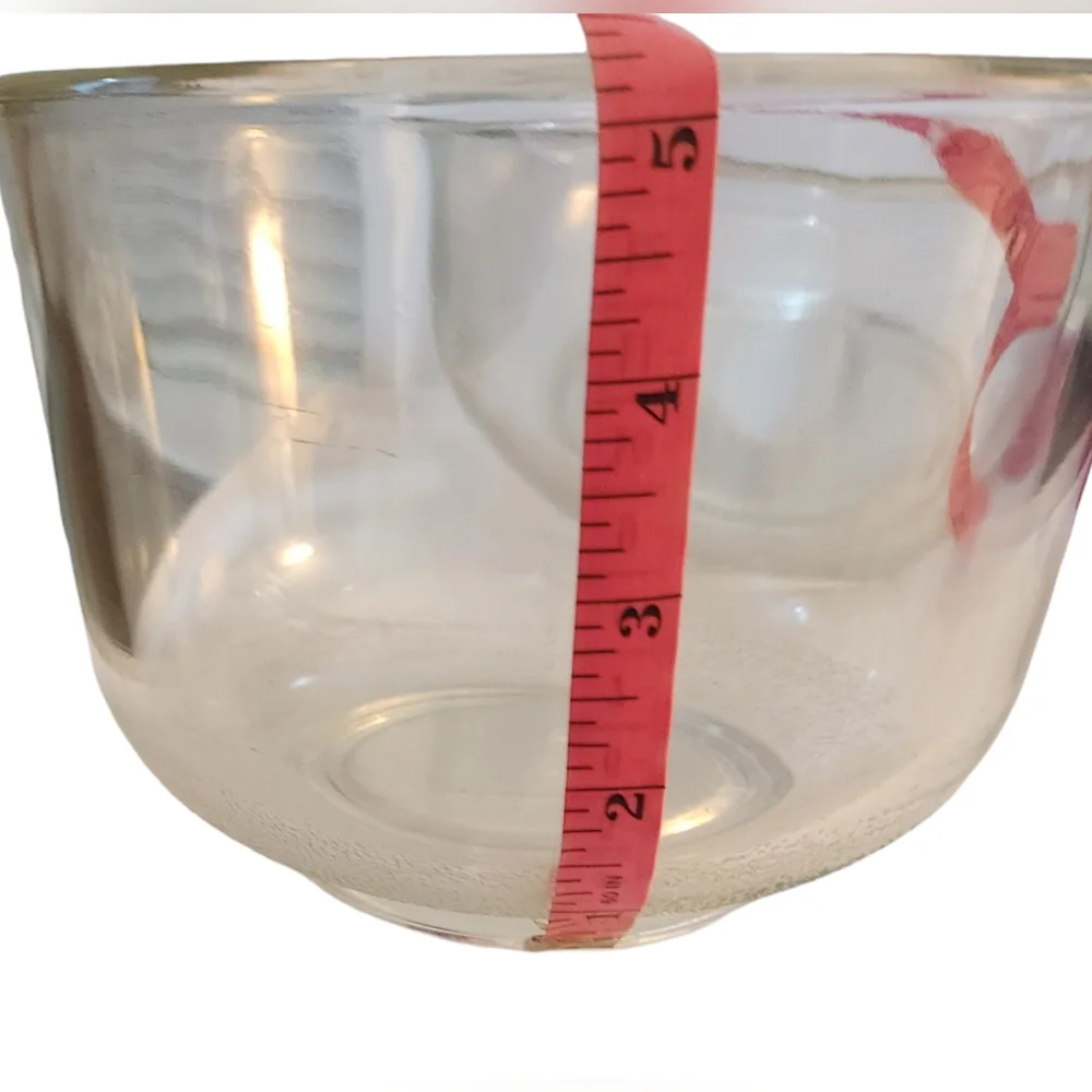Set of 2 Mixing Bowls Oster Kitchen Center Glass 4 & 1-1/2 Qt‎ Combined wgt 5.2#